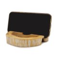 (image for) Lrg Gamal Wood Phone Holder - Whitewash