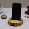 (image for) Small Log Phone Holder (full slice) - Natural