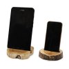 (image for) Lrg Gamal Wood Phone Holder - Whitewash