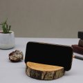 (image for) Small Log Phone Holder (full slice) - Natural