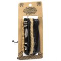 (image for) Mens Bracelet Sets - Metal & Leather (asst)
