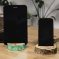 (image for) Lrg Gamal Wood Phone Holder - Greenwash
