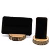 (image for) Small Log Phone Holder (full slice) - Natural