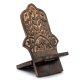 (image for) Wooden Carved Phone Stand - Hamsa